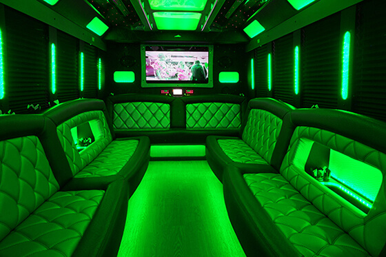 bar on party bus
