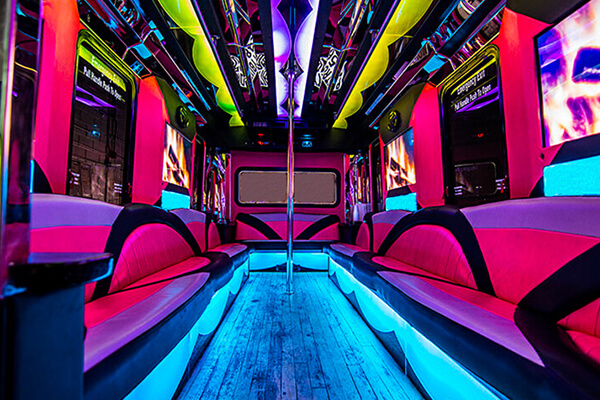 sweet 16 party bus rental